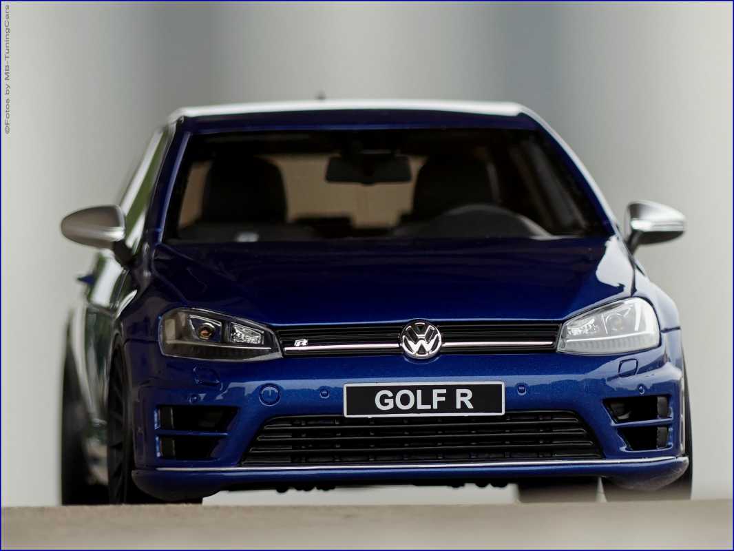 1:18 VW Golf VII 7 R 2014 Lapiz- Blau / Blue Edition +OVP